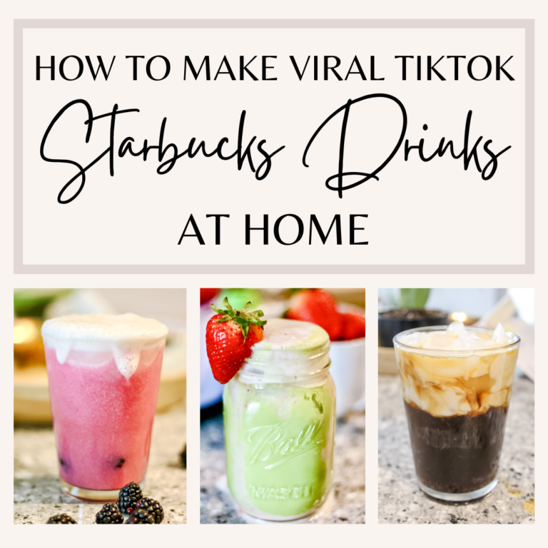 Recipe Roundup: How to Make Viral TikTok Starbucks Drinks At Home