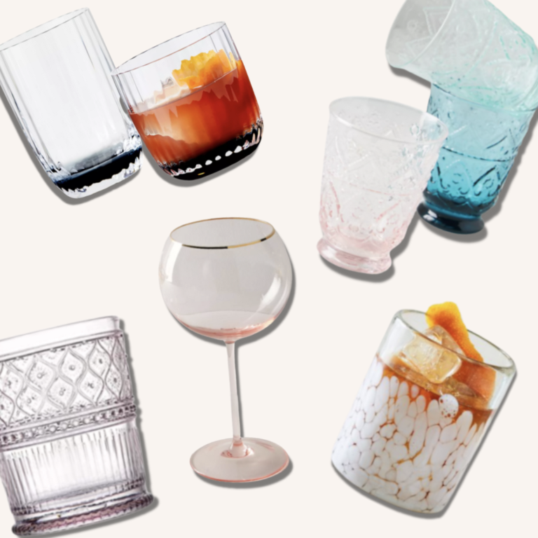 The Most Adorable Colored Glassware for Parties at Home
