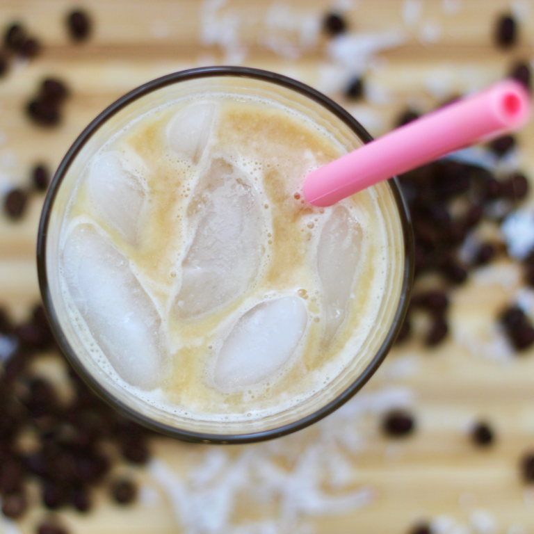 The Best Iced Coconut Coffee (without Sweetened Condensed Milk)