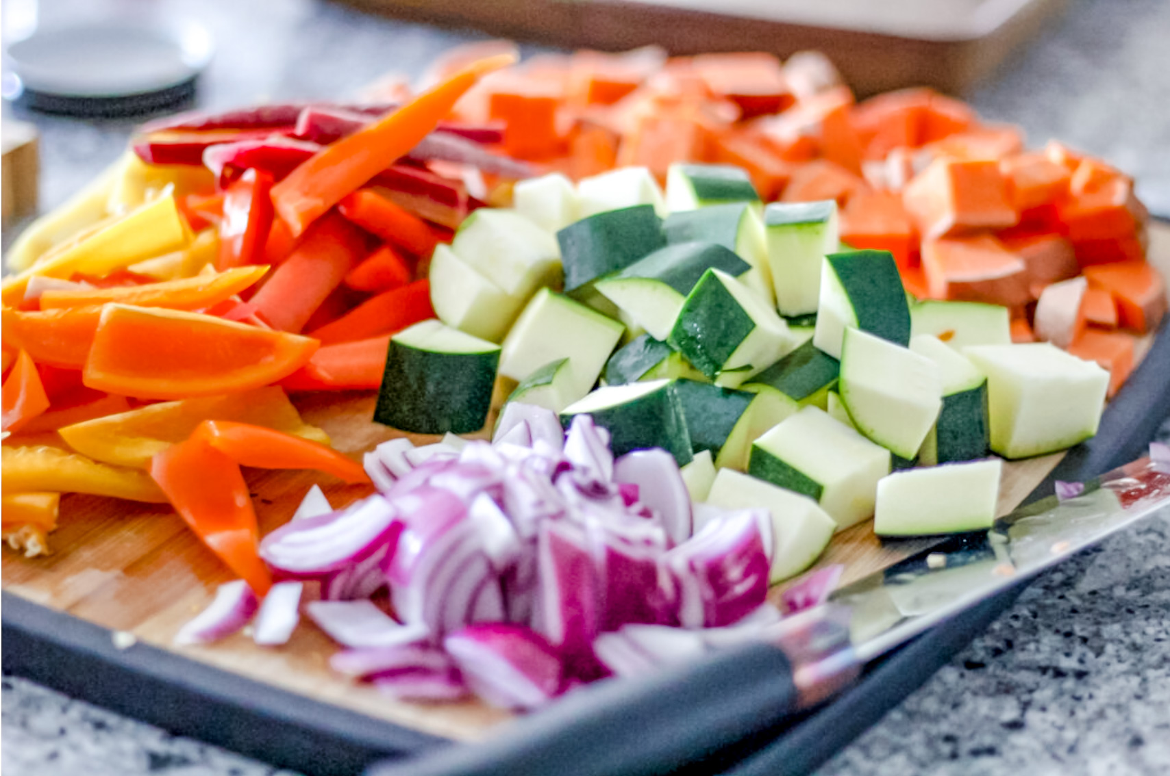 The Best Roasted Zucchini and Carrots Sheet Pan Dinner Mozie