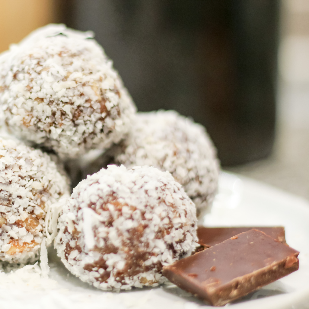 The Best Coconut Chocolate Energy Balls