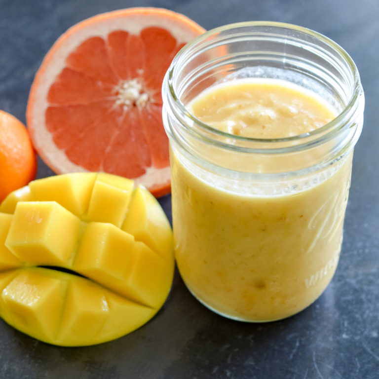The Best Refreshing Summer Smoothie: Hydrating Orange Mango Banana Smoothie