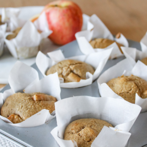 The Most Delicious Healthy Cinnamon Apple Muffins (GF + Paleo)