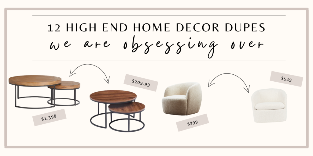 12 High End Designer Home Decor Dupes We Are Obsessing Over
