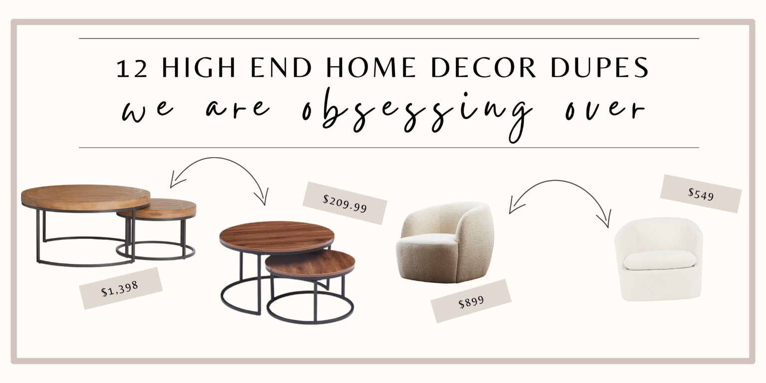 12 HighEnd Designer Home Decor Dupes You'll Be Obsessed With
