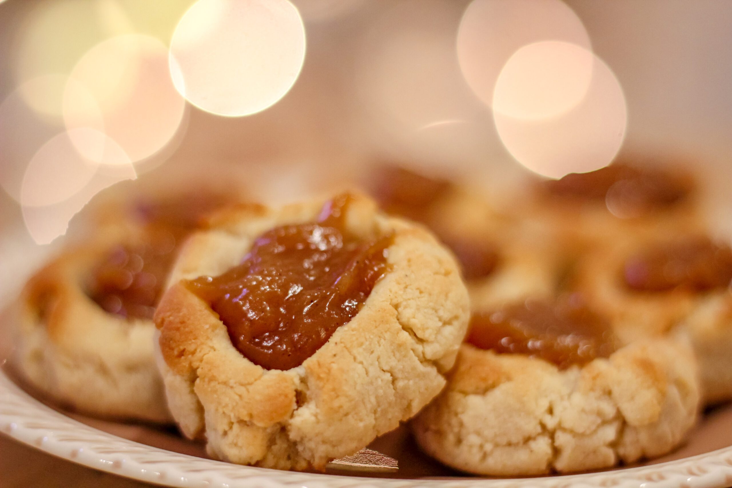 Cinnamon Roll Almond Flour Thumbprint Cookies