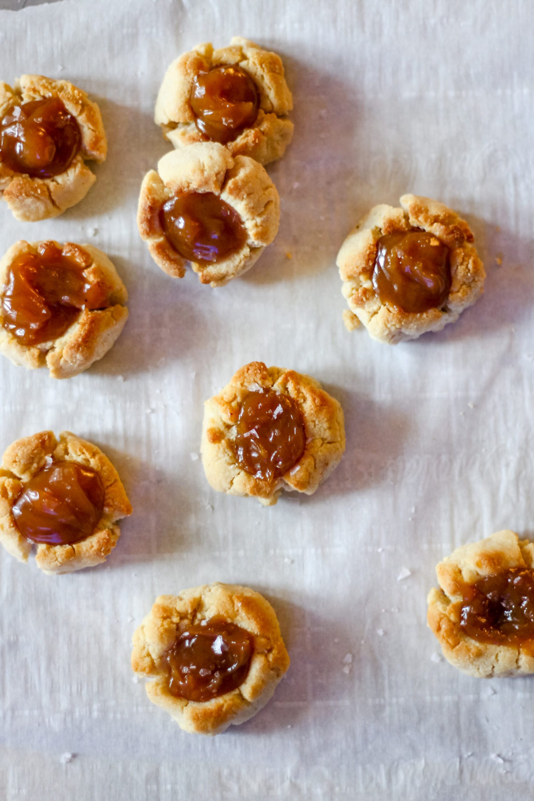 Cinnamon Roll Almond Flour Thumbprint Cookies