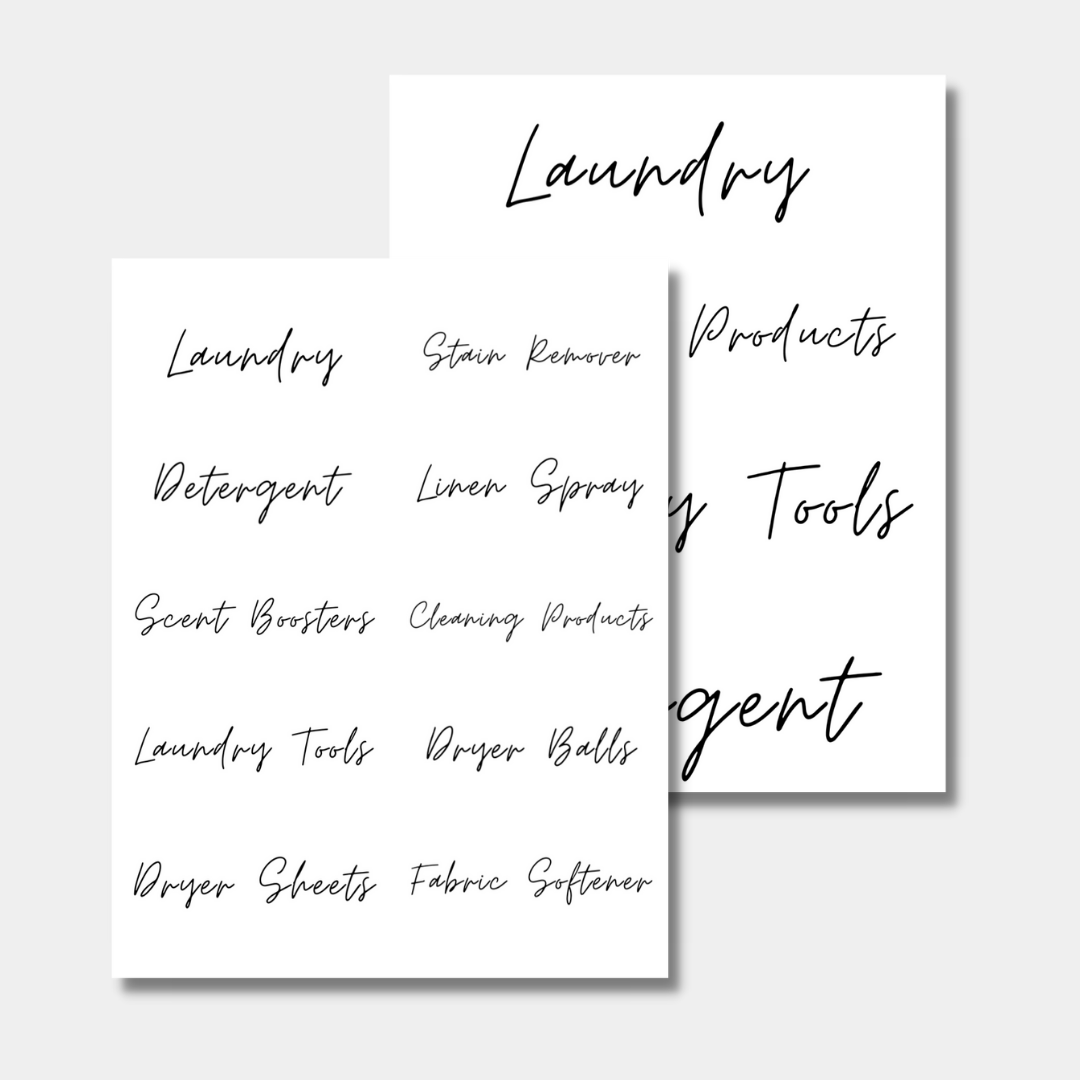 Free Printable Laundry Labels Mozie