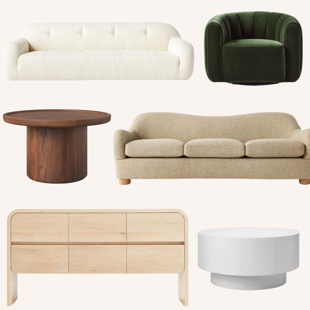 Super Stylish Curved Sofas and Furniture That Are Trending in 2022
