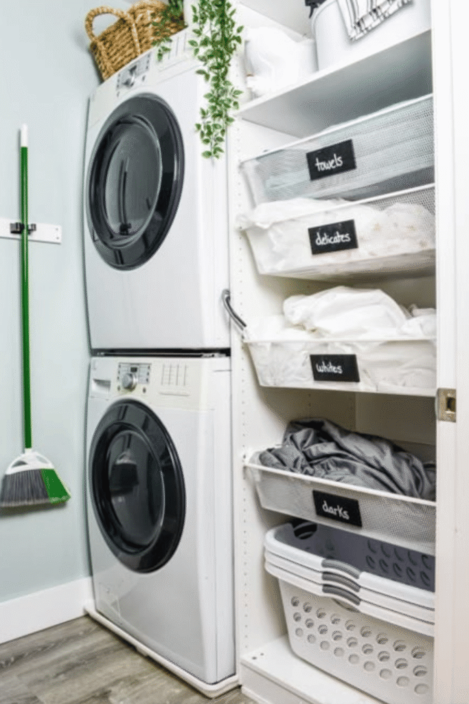 small laundry room organization ideas