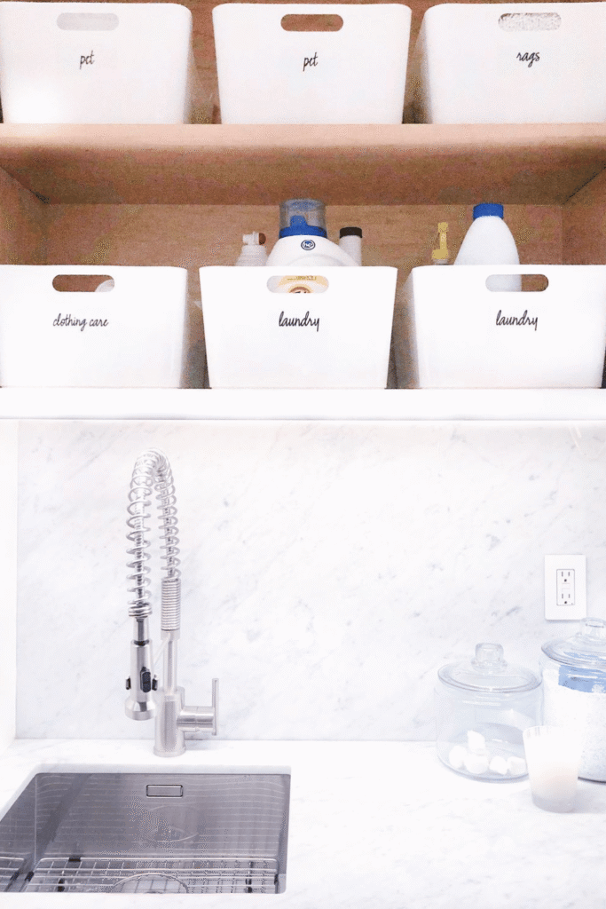 small laundry room organization ideas