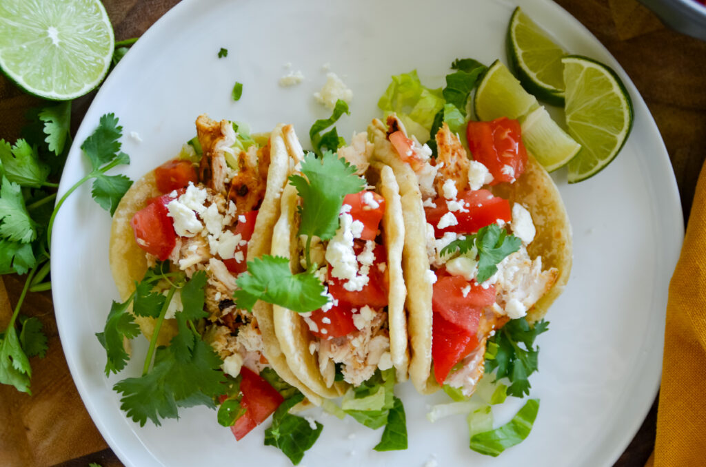 The Best Cilantro Lime Chicken Tacos - Mozie