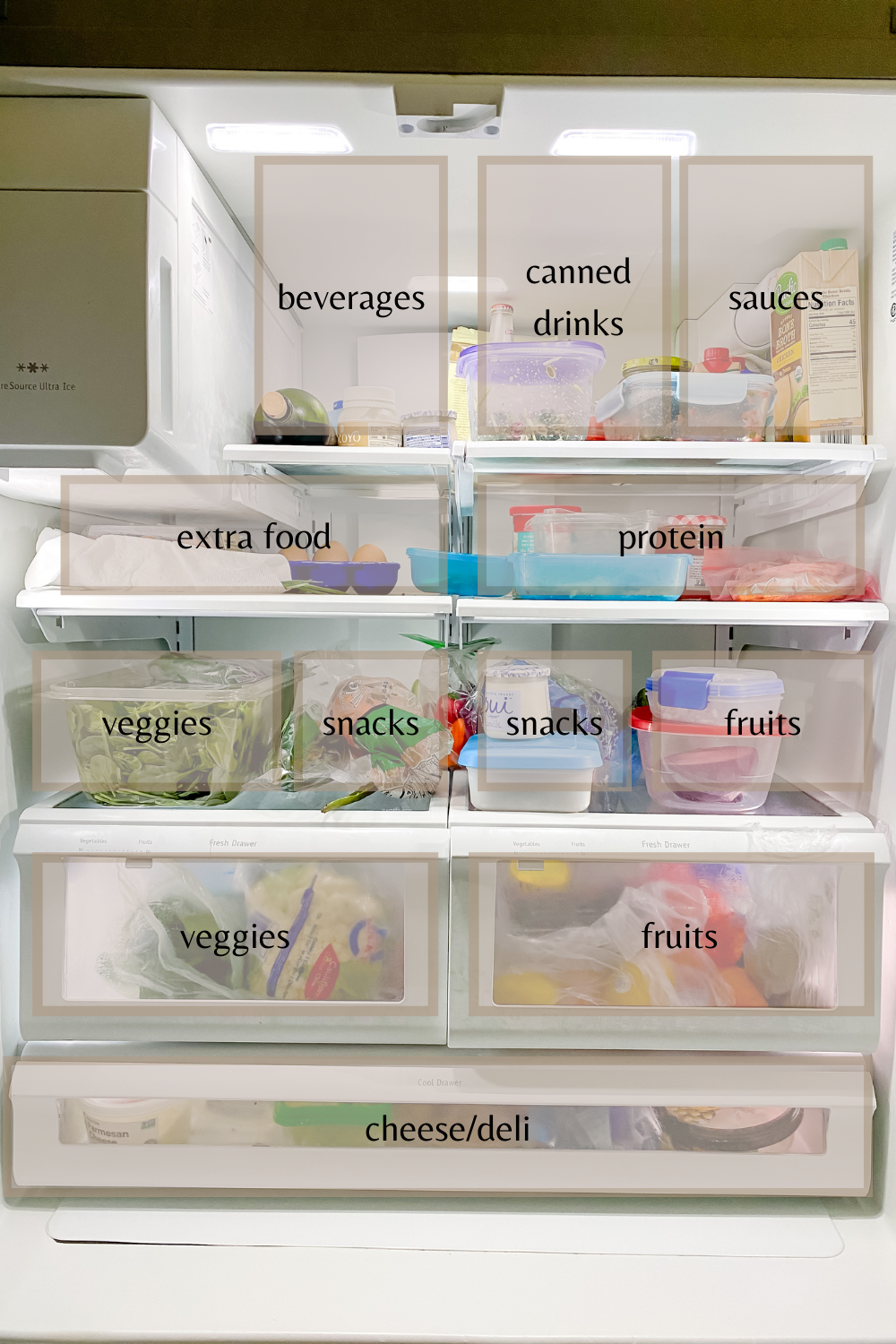 Free Printable Labels for Fridge Storage Bins | 10 Fridge Organization ...