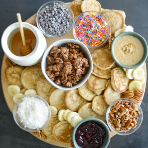 Mini Pancake Charcuterie Board 