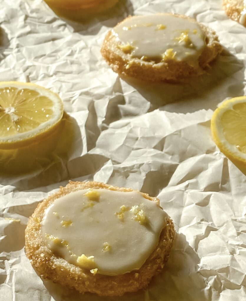 Glazed Lemon Shortbread Cookies Mozie