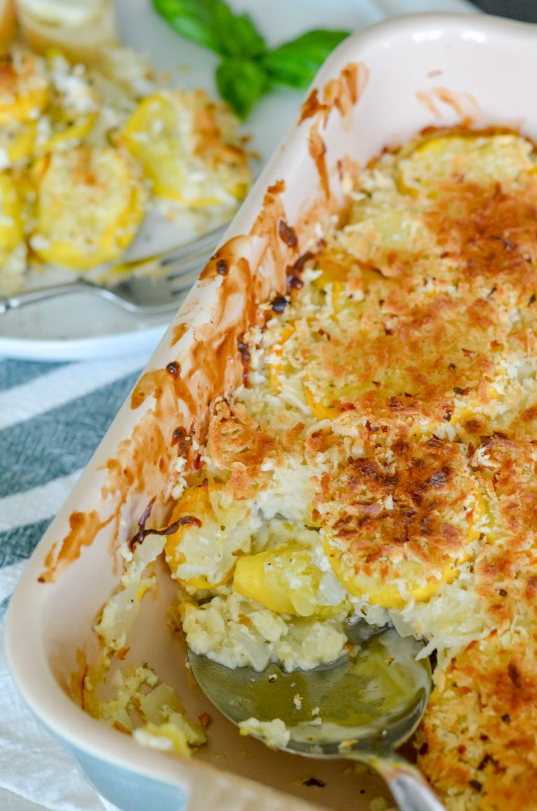 Healthy Yellow Squash Casserole - Mozie