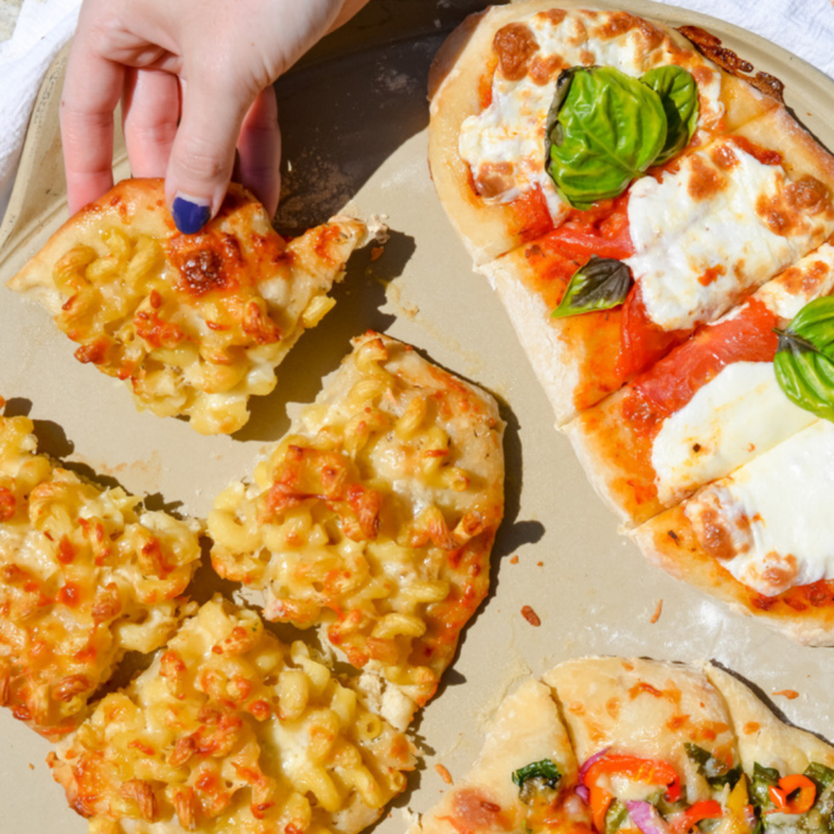 Homemade Pizza Three Ways | The Best Macaroni and Cheese Pizza