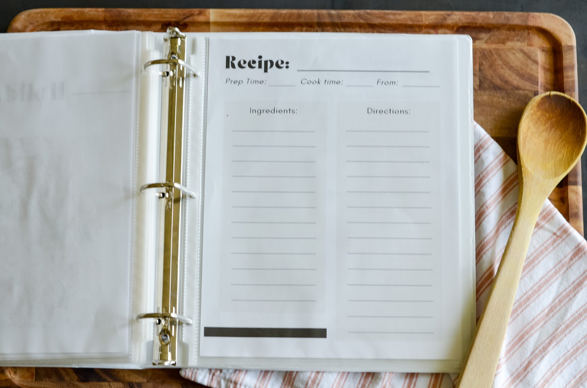 Free Printable Recipe Binder | How to Make a Recipe Binder - Mozie