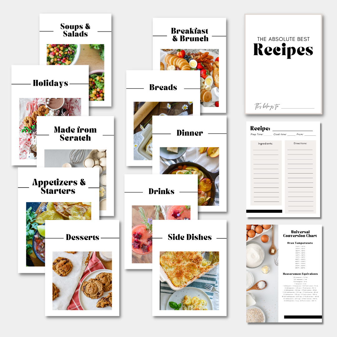 Free Printable Recipe Binder | How to Make a Recipe Binder - Mozie