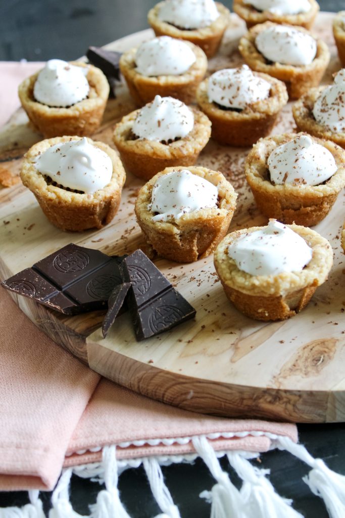 Chocolate Peanut Butter S'mores Bites