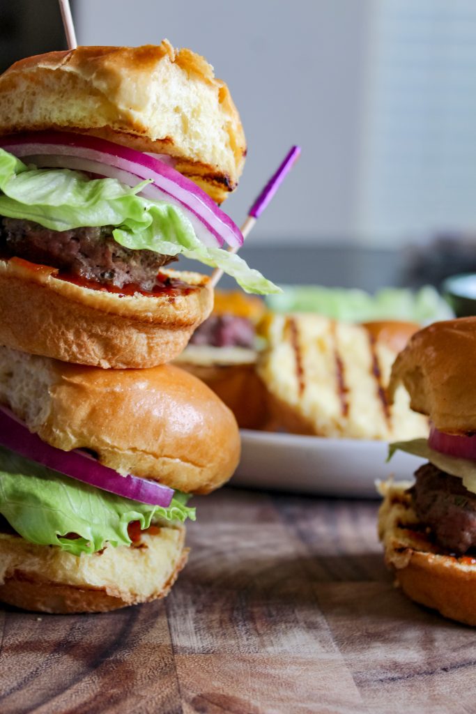 Spicy Game Day Sliders with Curry Ketchup