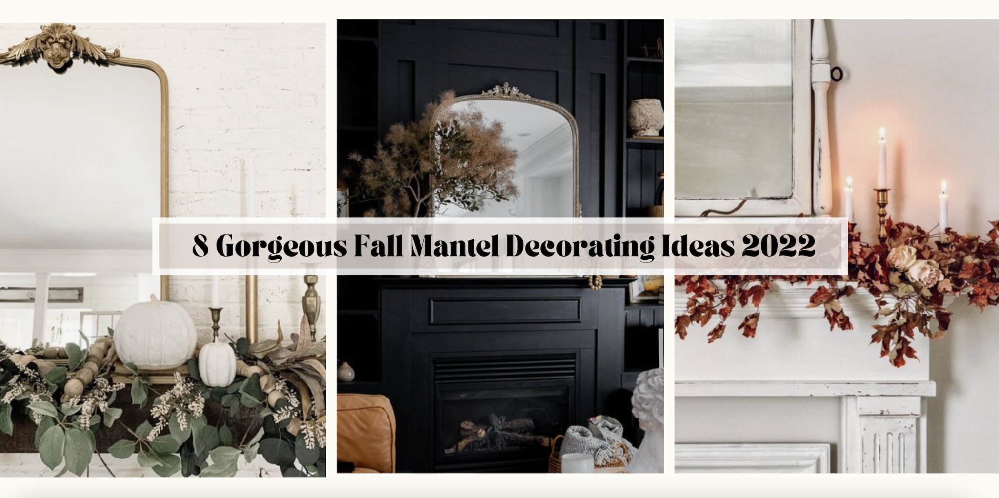 8 Gorgeous Fall Mantel Decorating Ideas 2022 - Mozie