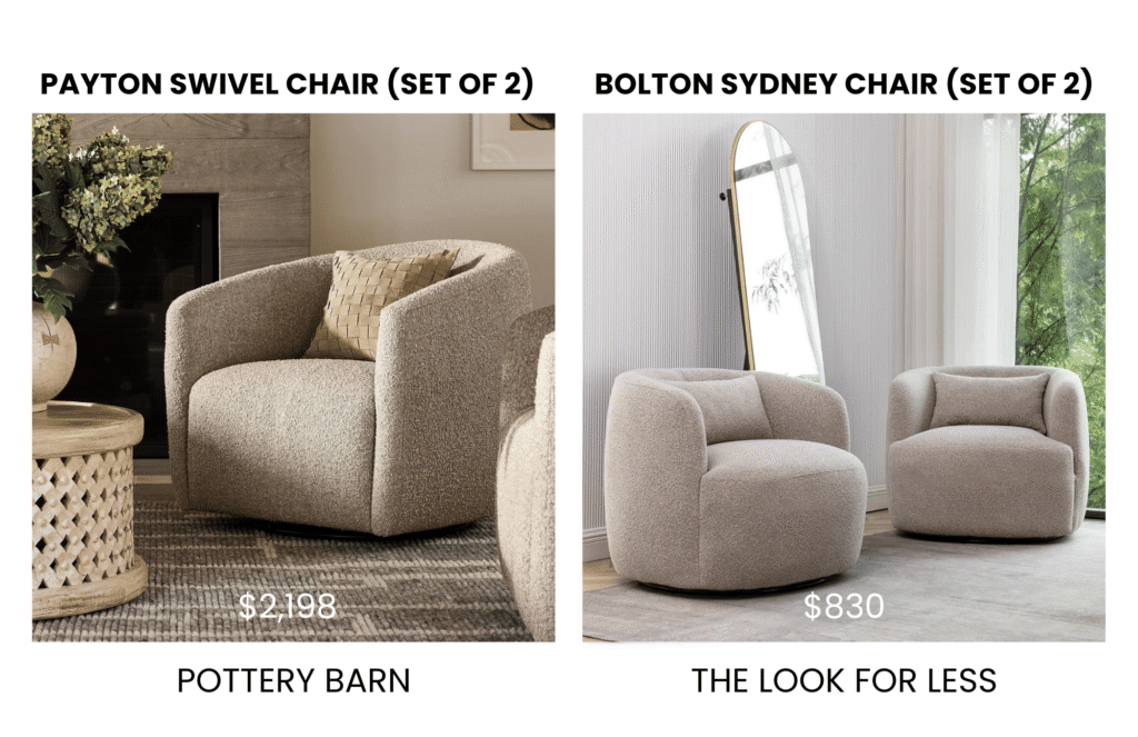 pottery barn dupes, pottery barn looks for less