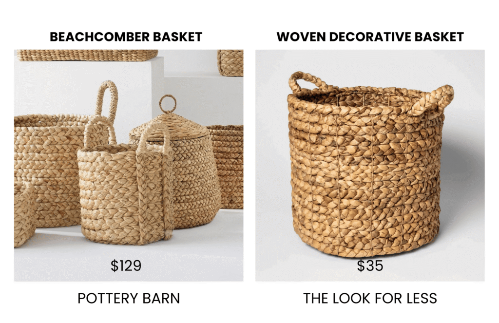 pottery barn dupes, pottery barn looks for less