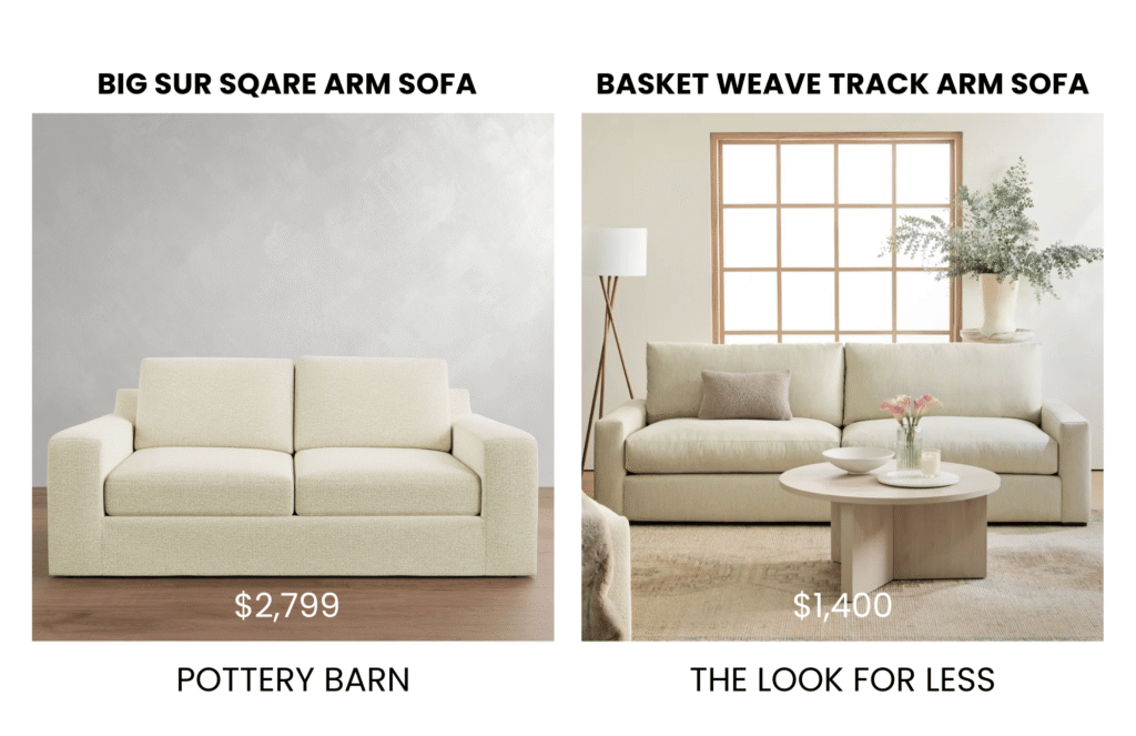 pottery barn dupes, pottery barn looks for less