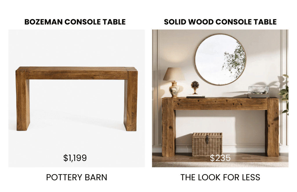 pottery barn dupes, pottery barn looks for less