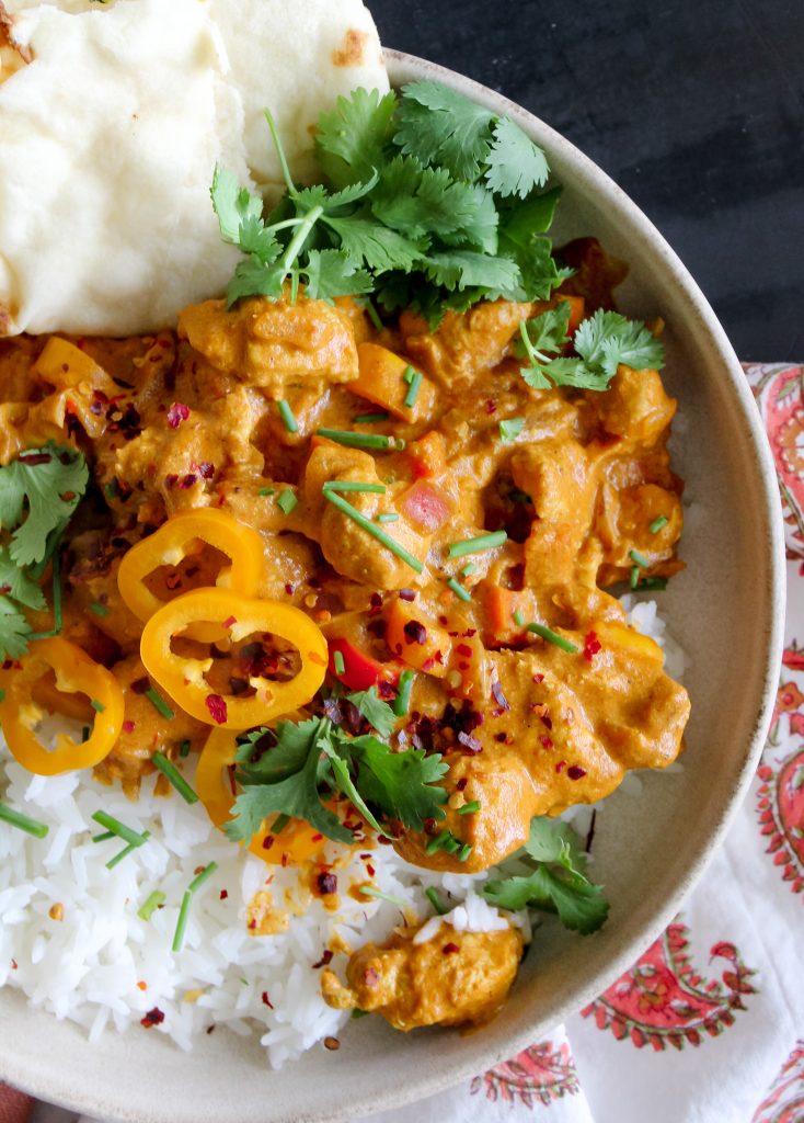 Spicy Stovetop Indian Butter Chicken