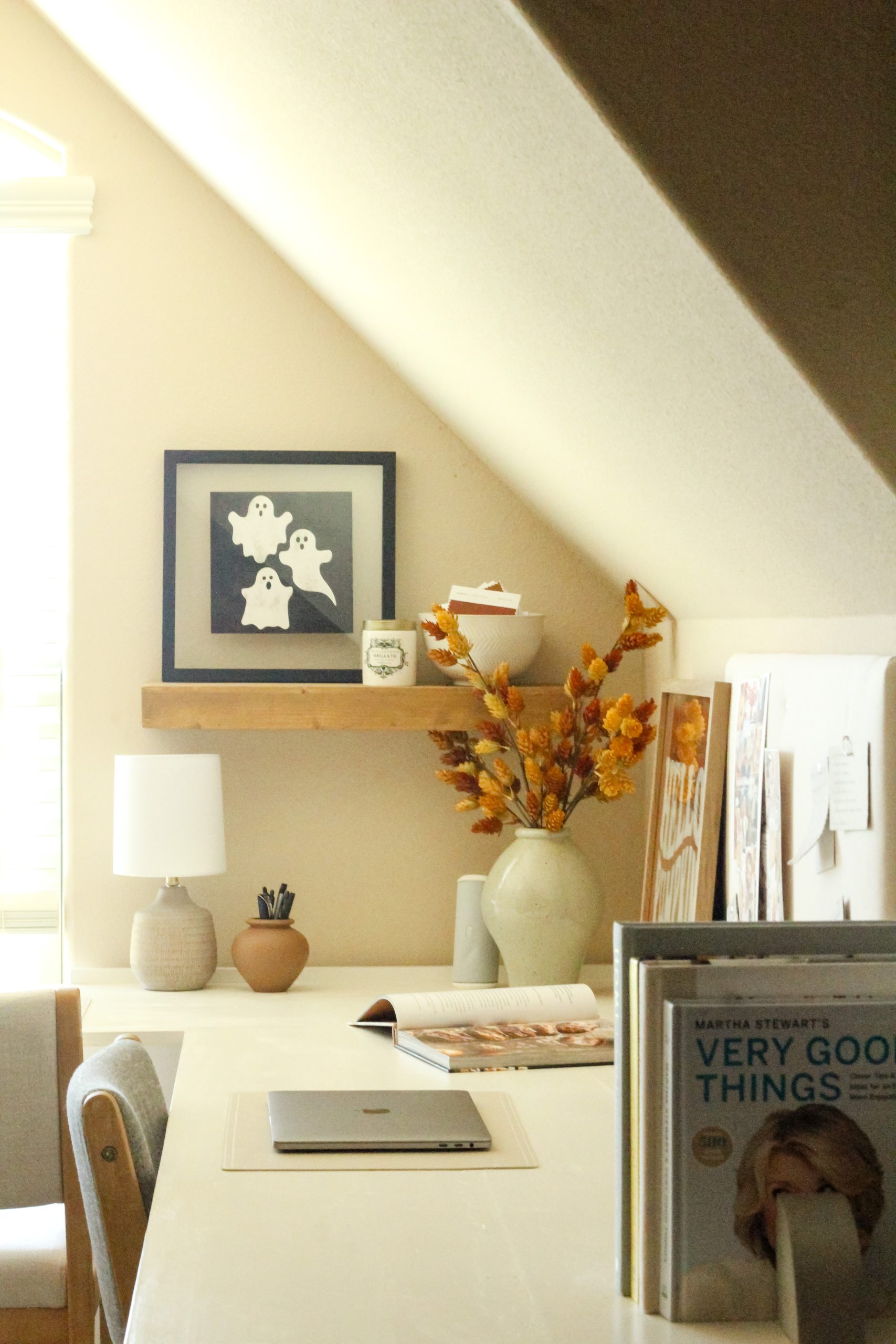 Fall Home Office Decor: How We Decorated Our Home Office for Fall - Mozie