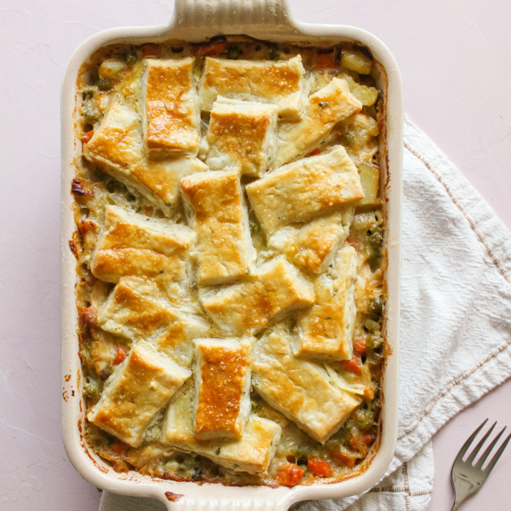 Homemade Chicken Pot Pie with Thyme Butter Pie Crust Mozie
