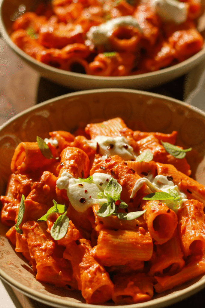 pumpkin vodka pasta