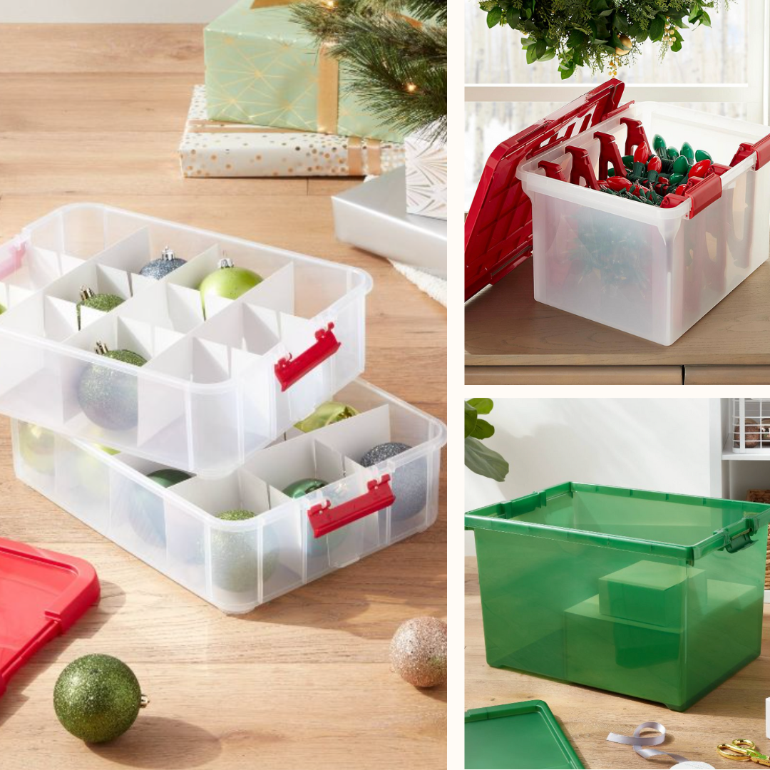 12 Best Christmas Decor Storage Items How to Organize Christmas Decor