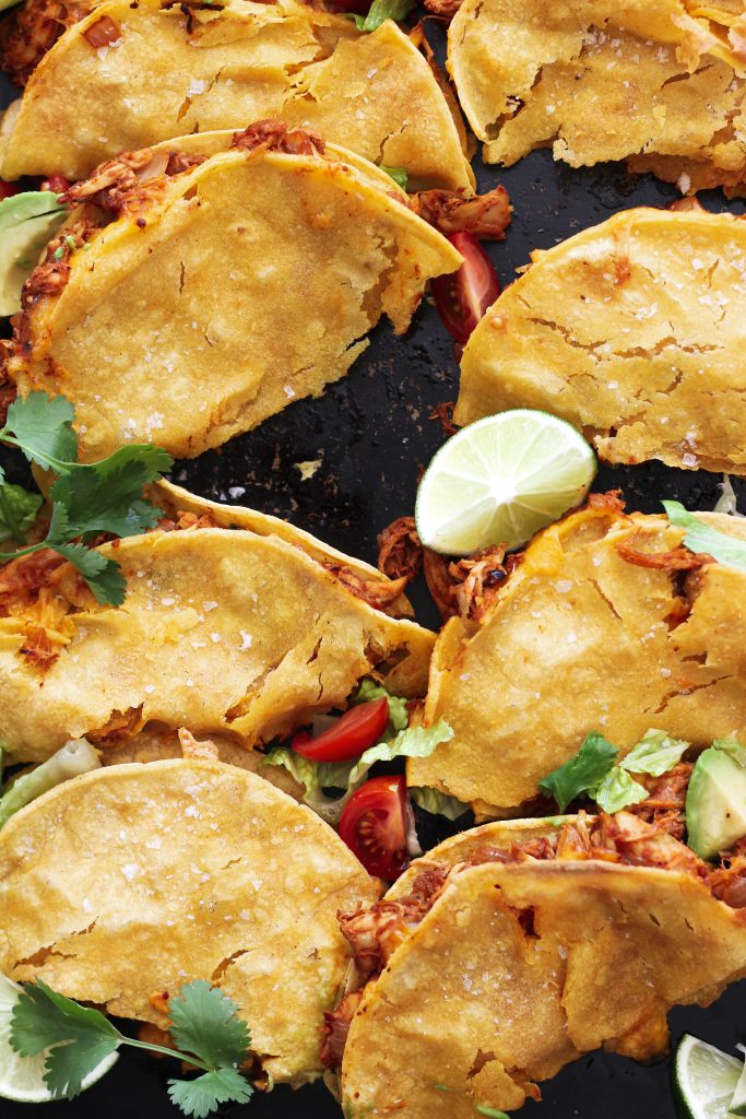 Sheet Pan Crispy Chicken Tacos