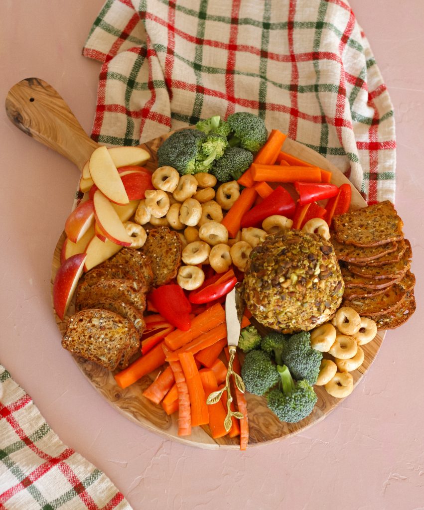 Fresh Vegetarian Holiday Grazing Board