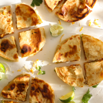 Crispy Twice Baked Chicken Avocado Lime Quesadillas