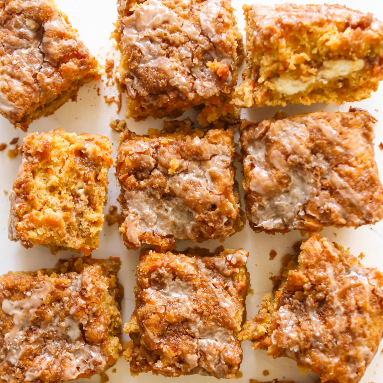 Carrot Cake Coffee Cake with Cream Cheese Filling