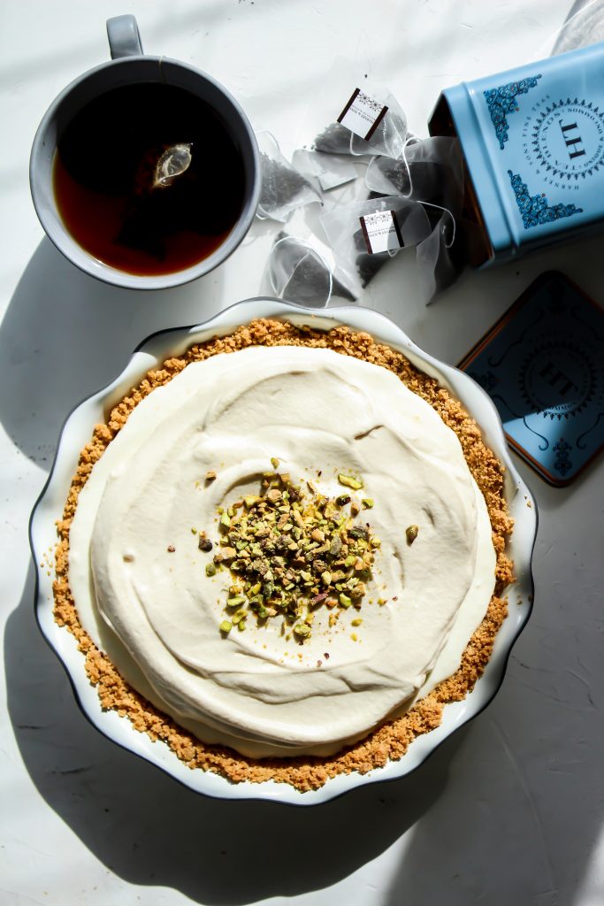 citrus cream pie with earl grey whipped cream