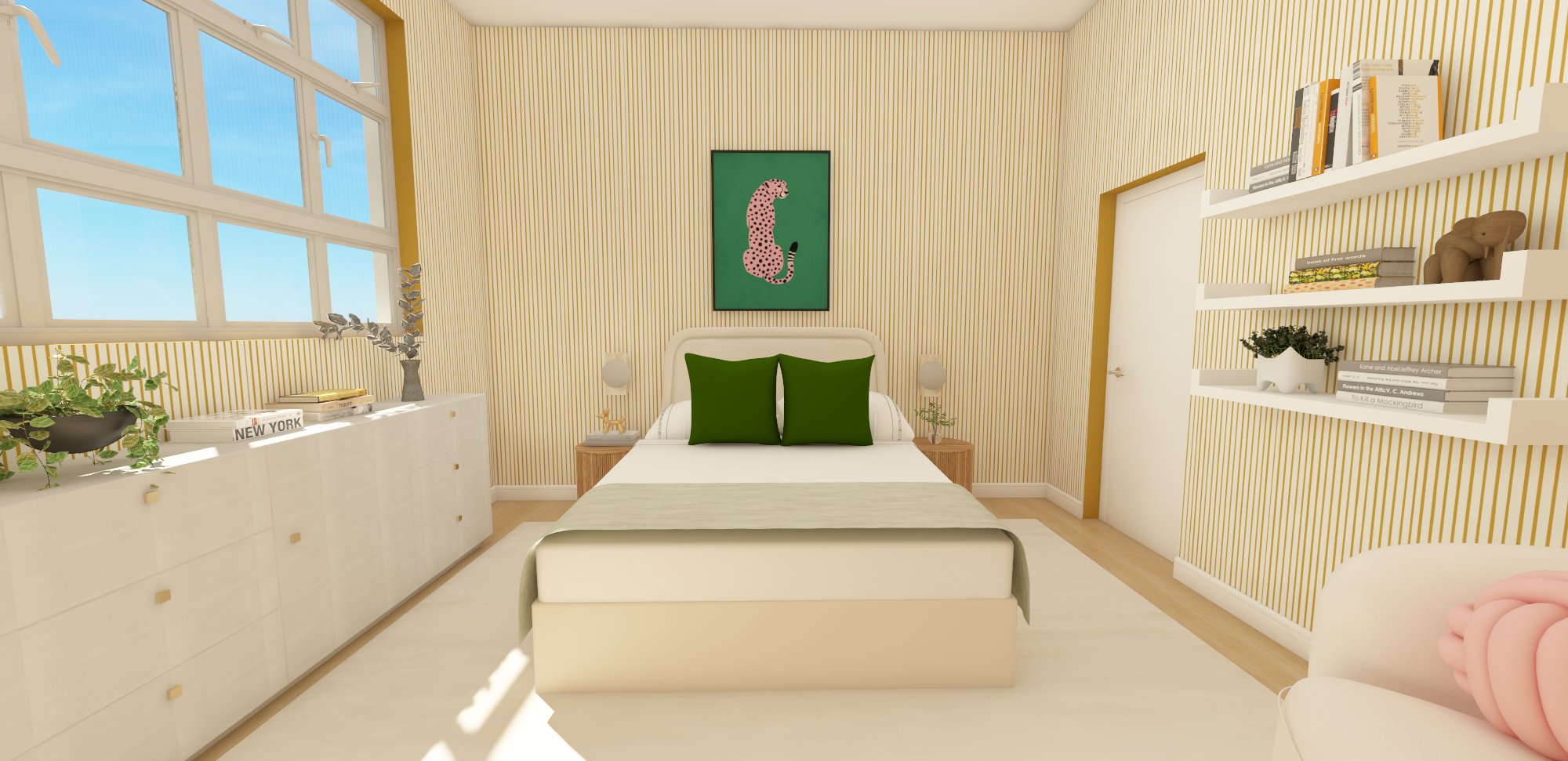 4 Fun and Colorful Modern Girls Bedroom Design Ideas - Mozie