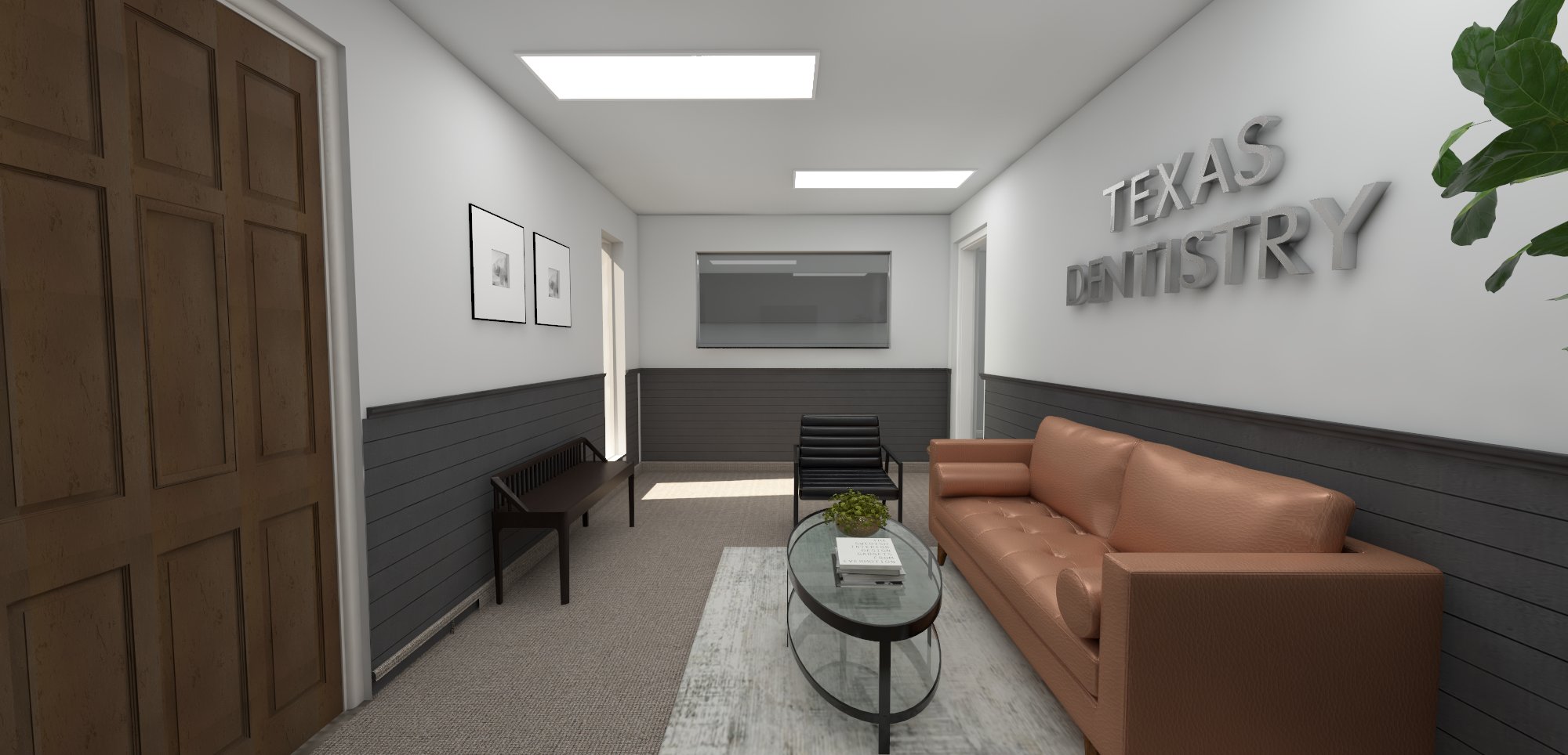 small modern dentist office design