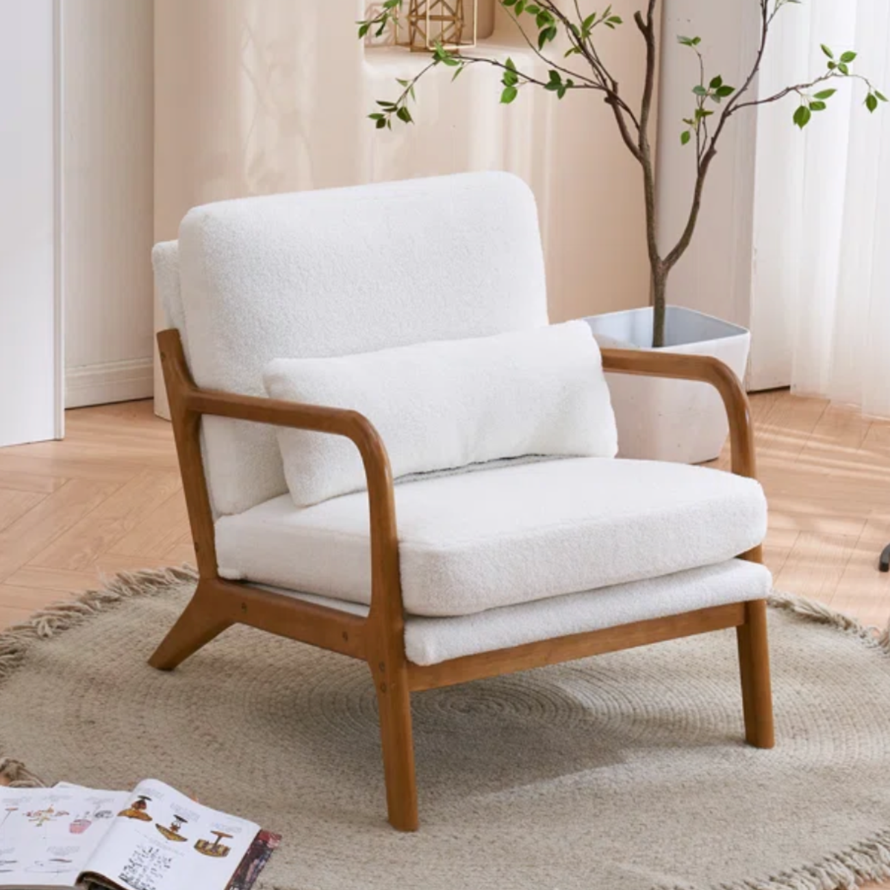best white accent chairs