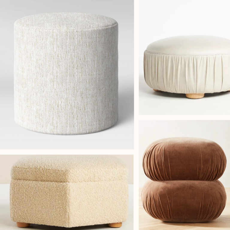 21 Best Modern Ottomans to Add to Your Living Room