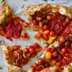 puff pastry tomato basil tart