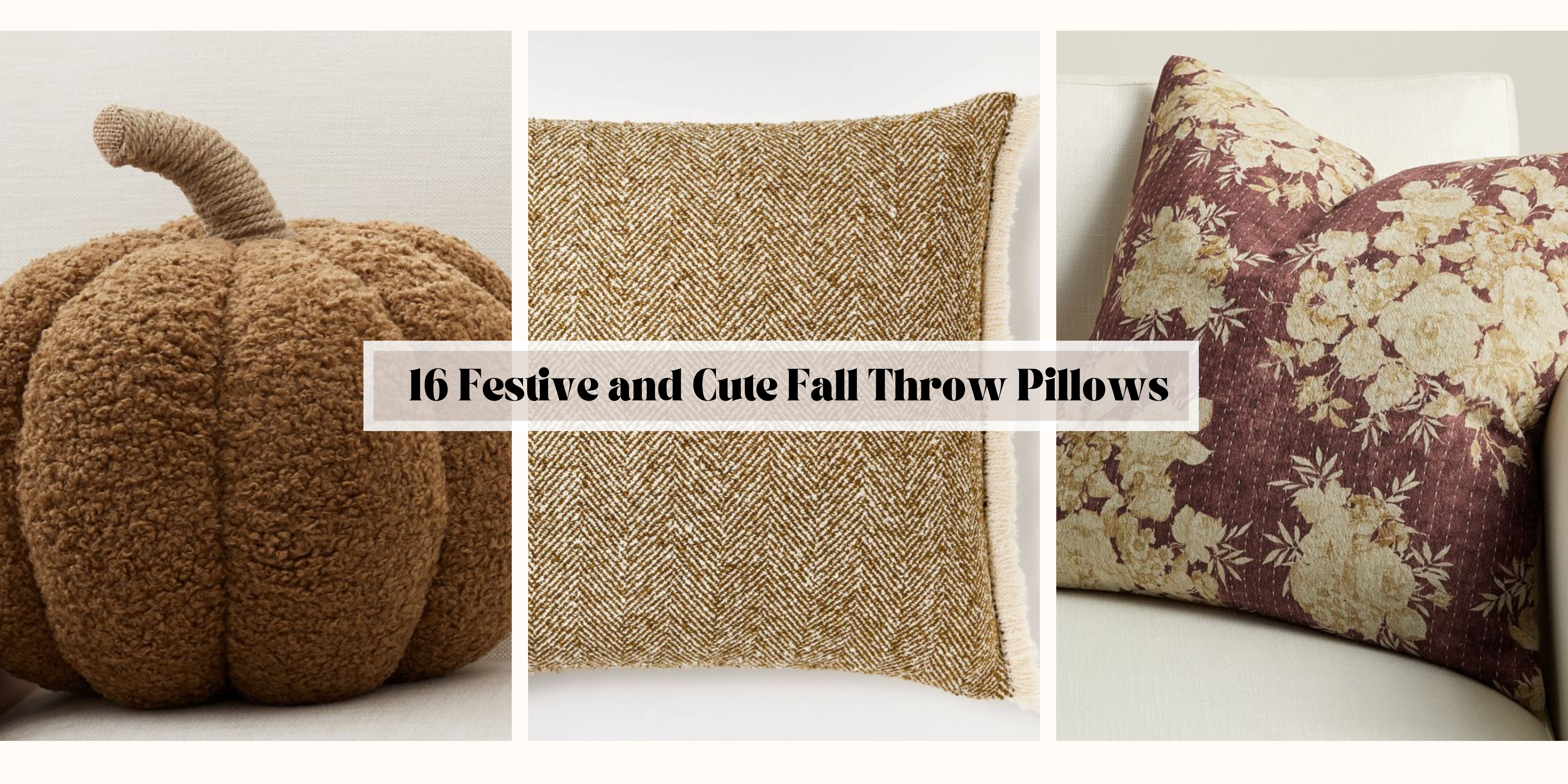  cute fall throw pillows