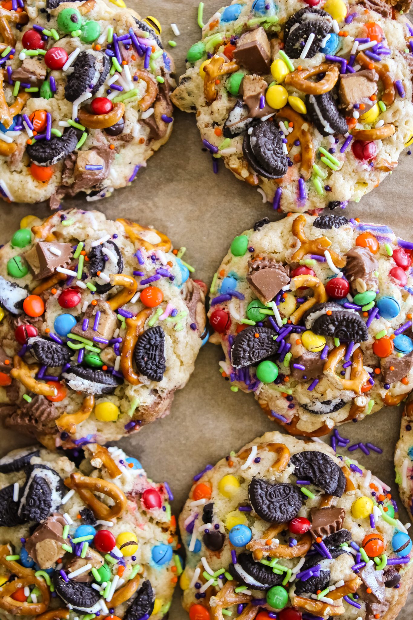 Halloween Candy Monster Cookies Mozie halloween-candy-monster-cookies-mozie