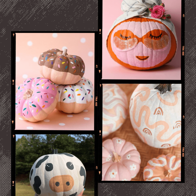 16 Mini Pumpkin Painting Ideas To Copy This Spooky Season