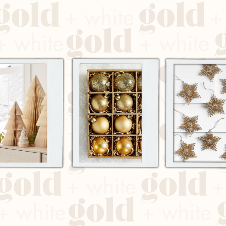 20 White and Gold Christmas Decorations That Are Timeless Year After Year