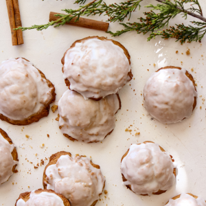 Iced Gingerbread Cookies